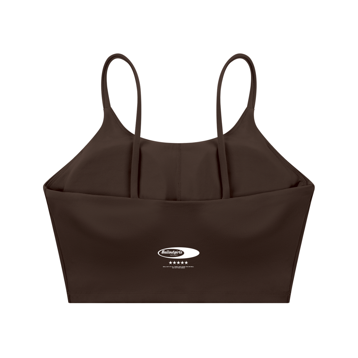 Balloutgirls Spaghetti Strap Sports Bra