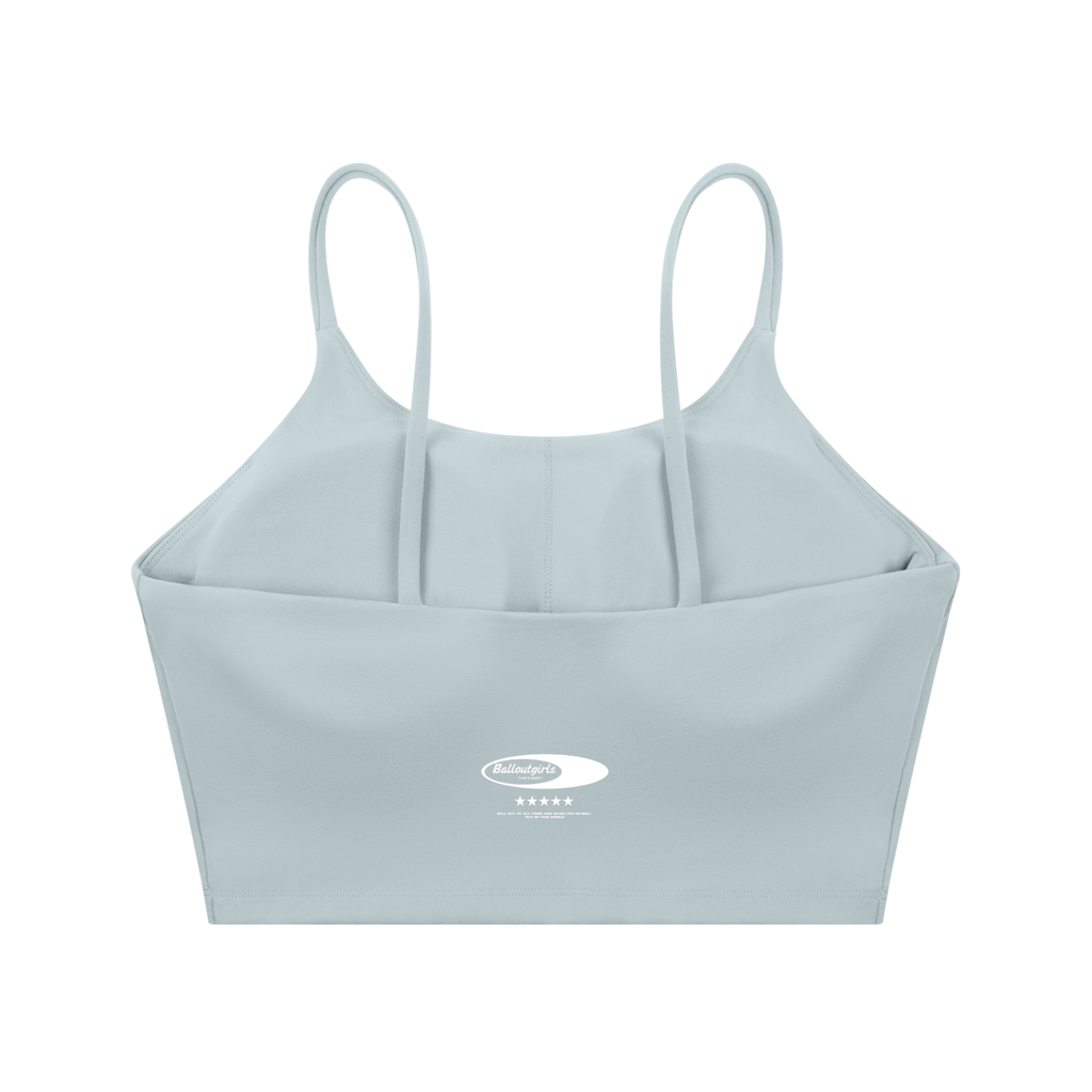Balloutgirls Spaghetti Strap Sports Bra