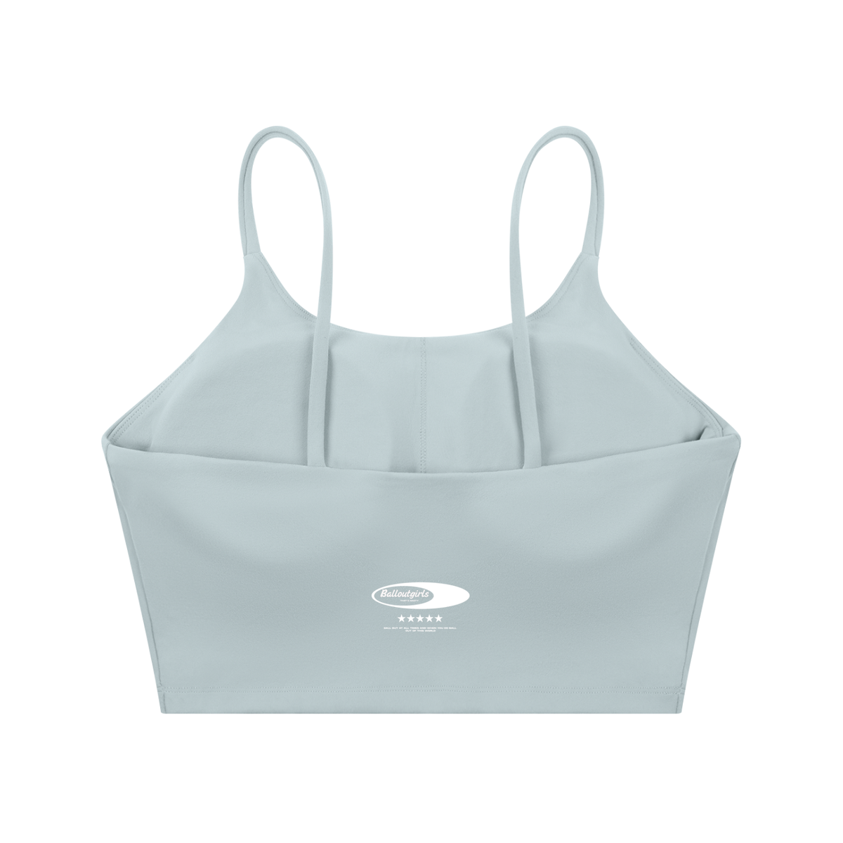 Balloutgirls Spaghetti Strap Sports Bra