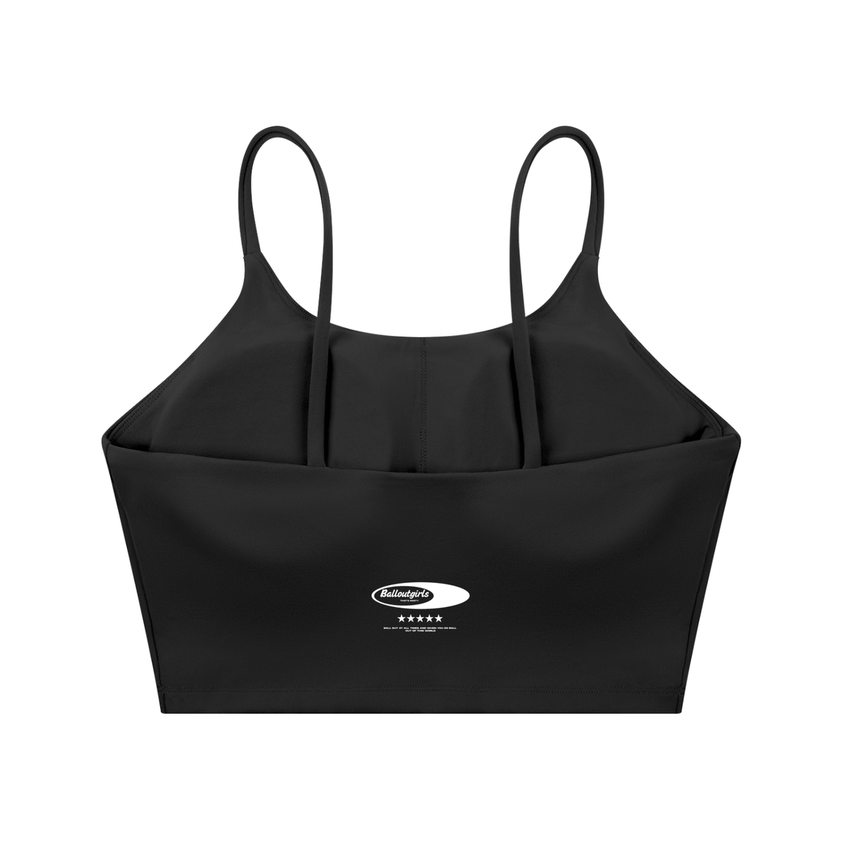Balloutgirls Spaghetti Strap Sports Bra