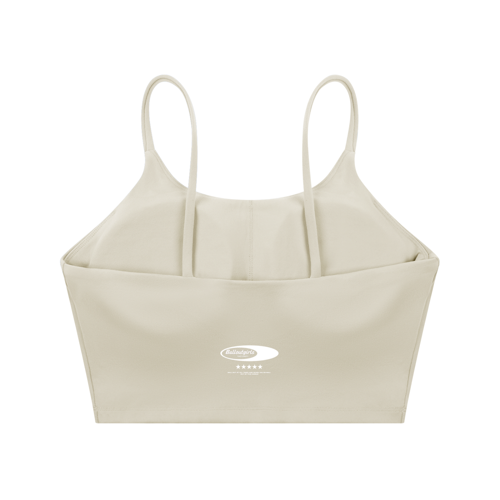 Balloutgirls Spaghetti Strap Sports Bra