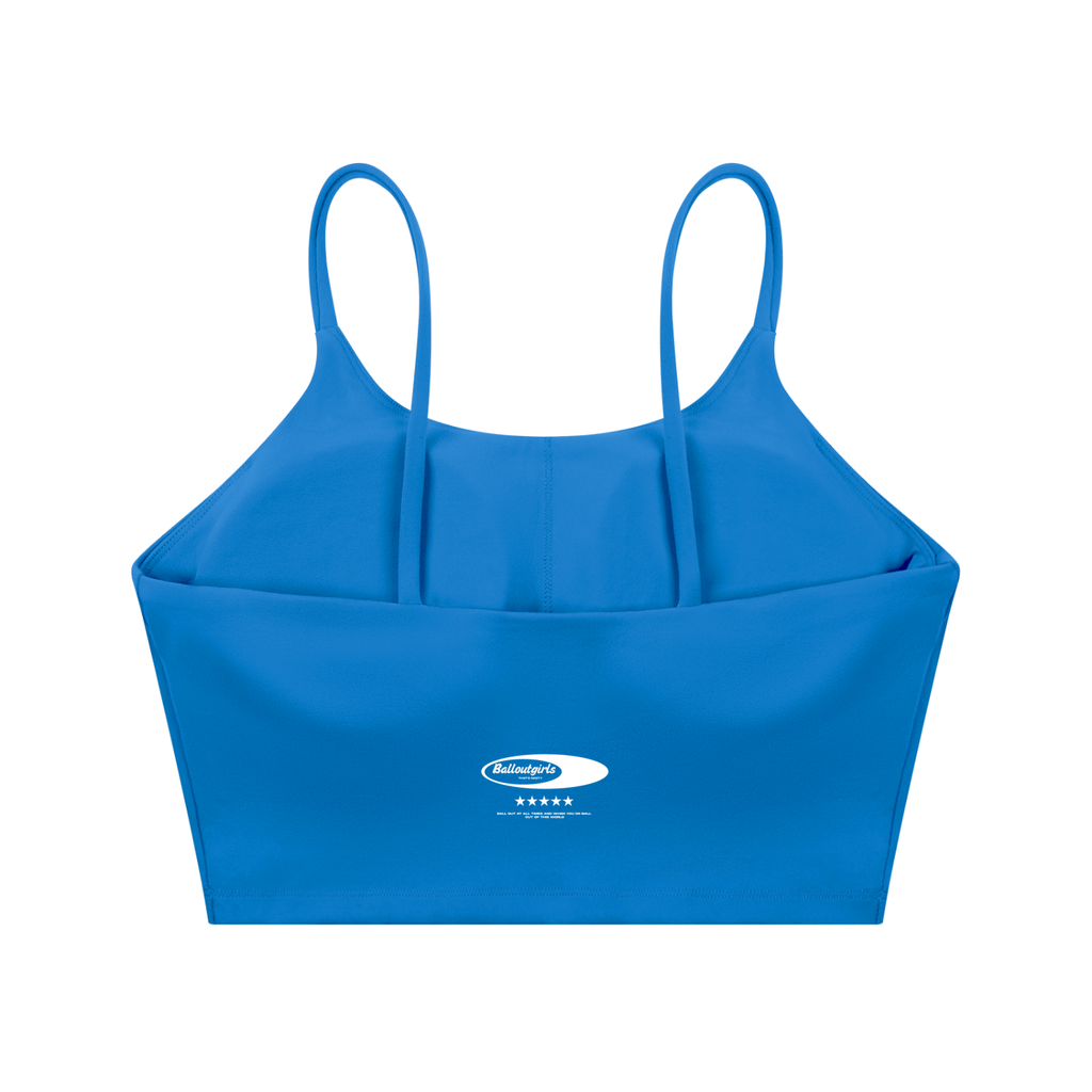 Balloutgirls Spaghetti Strap Sports Bra