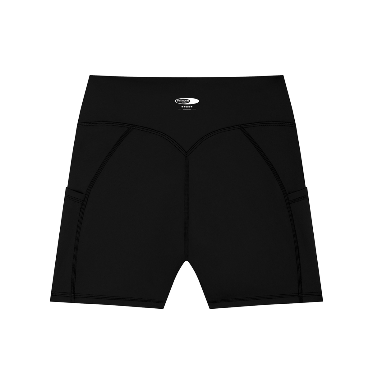 Balloutgirls High-Waisted Pocket Biker Shorts