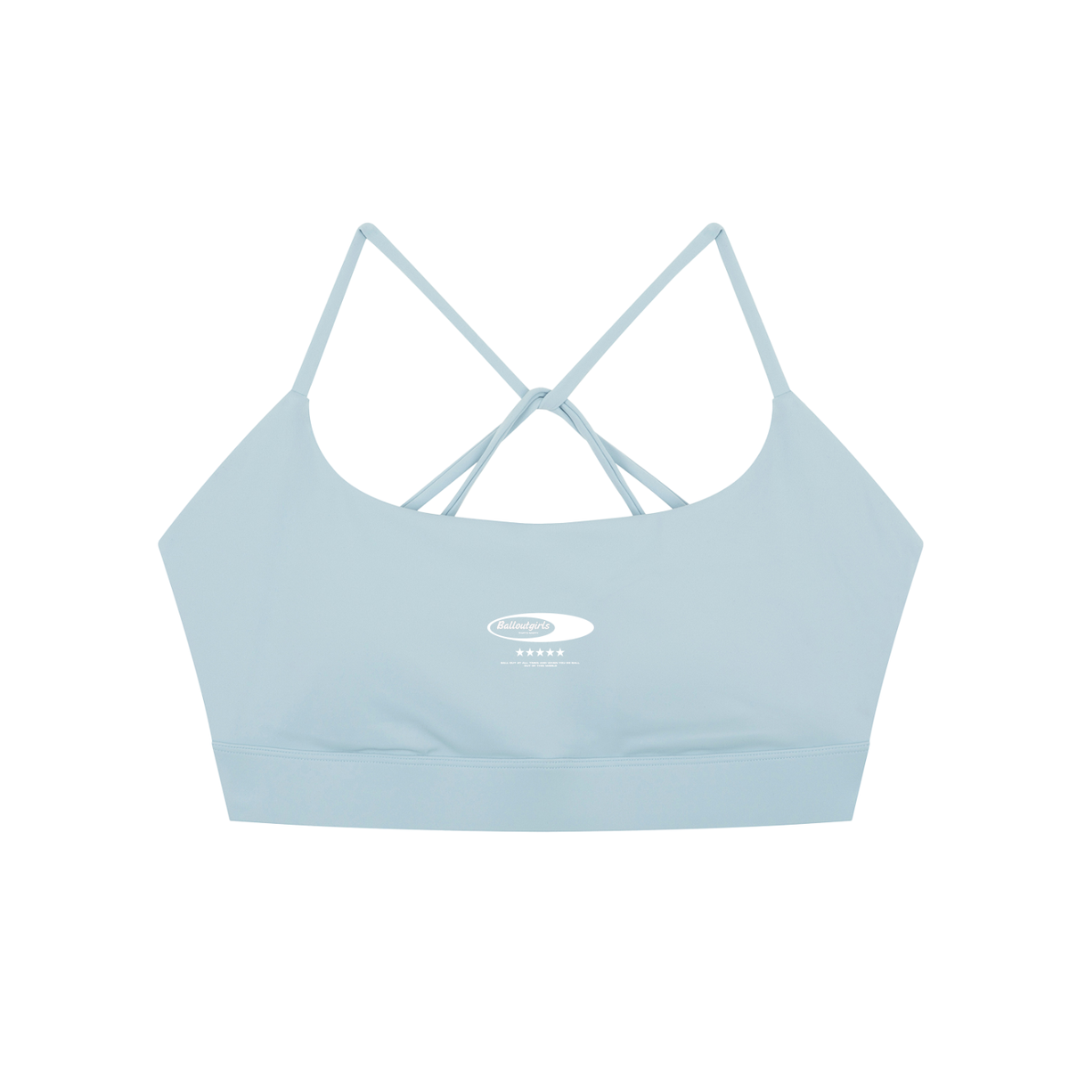 Balloutgirls Strappy Cross Yoga Sports Bra