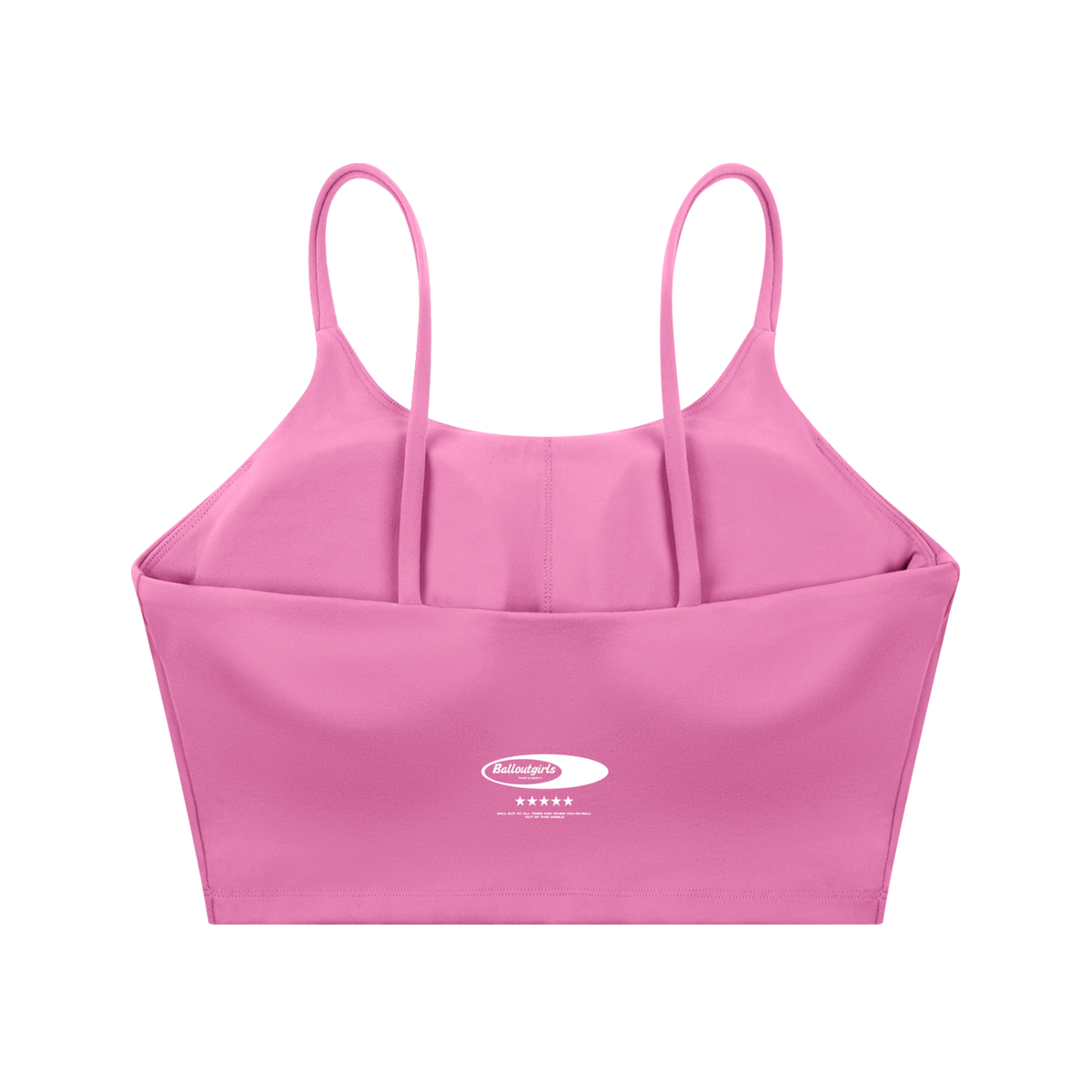 Balloutgirls Spaghetti Strap Sports Bra
