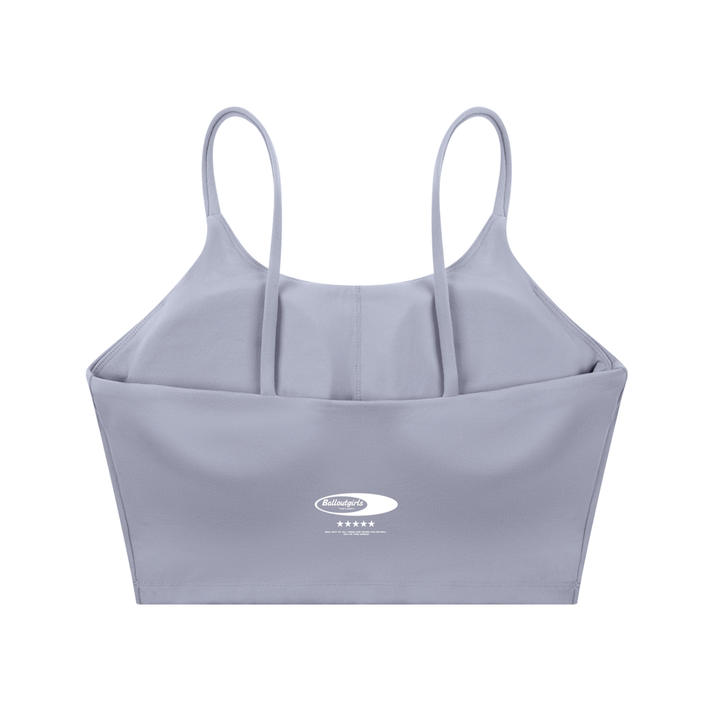 Balloutgirls Spaghetti Strap Sports Bra